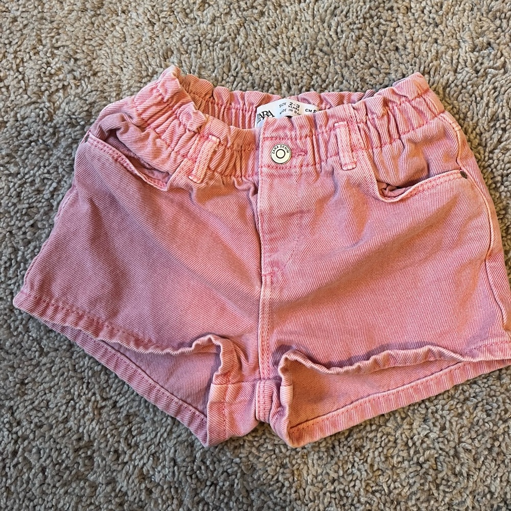 Pink Zara Shorts 2-3Y LIKE NEW